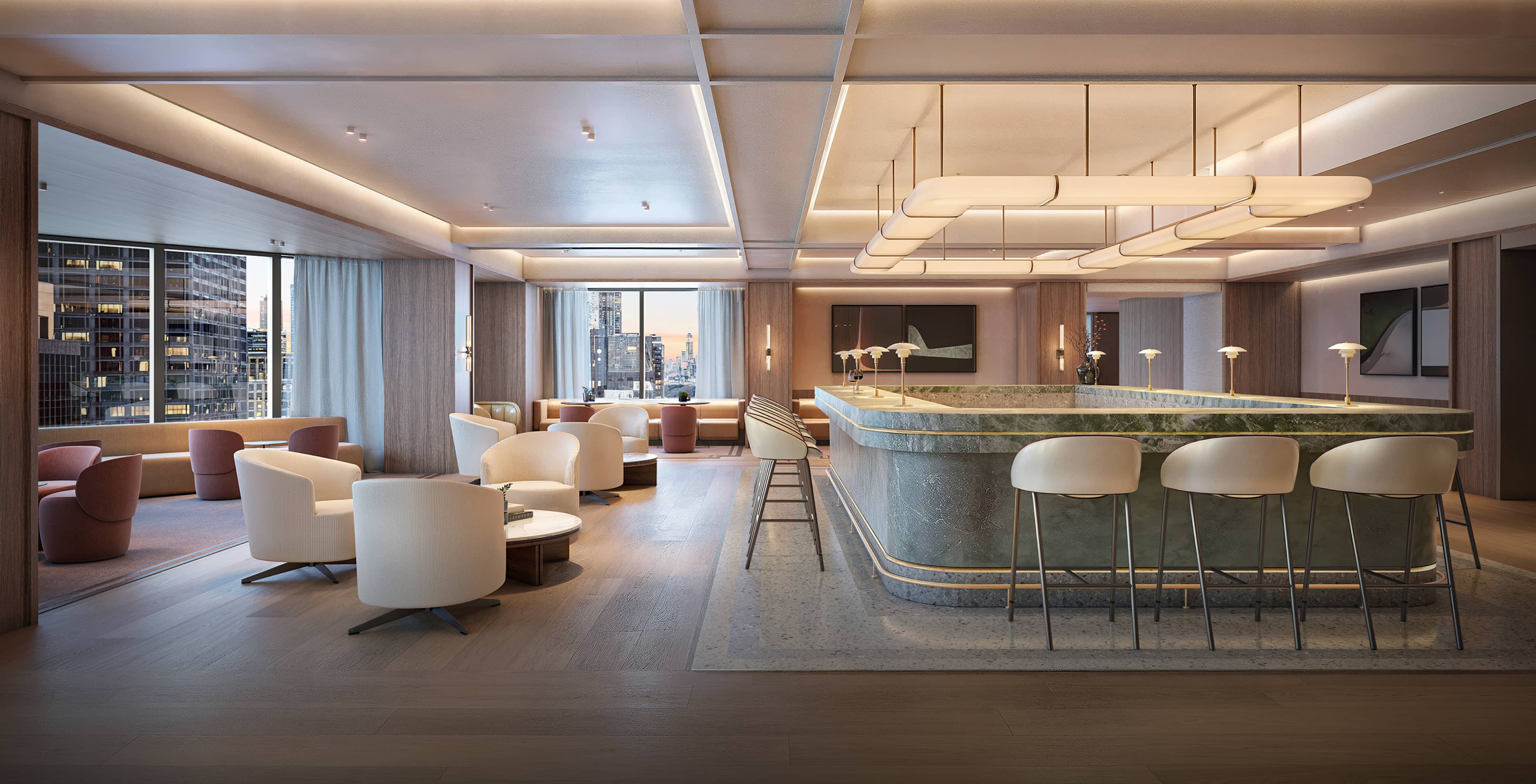 1540 Broadway - Club Rendering Side View