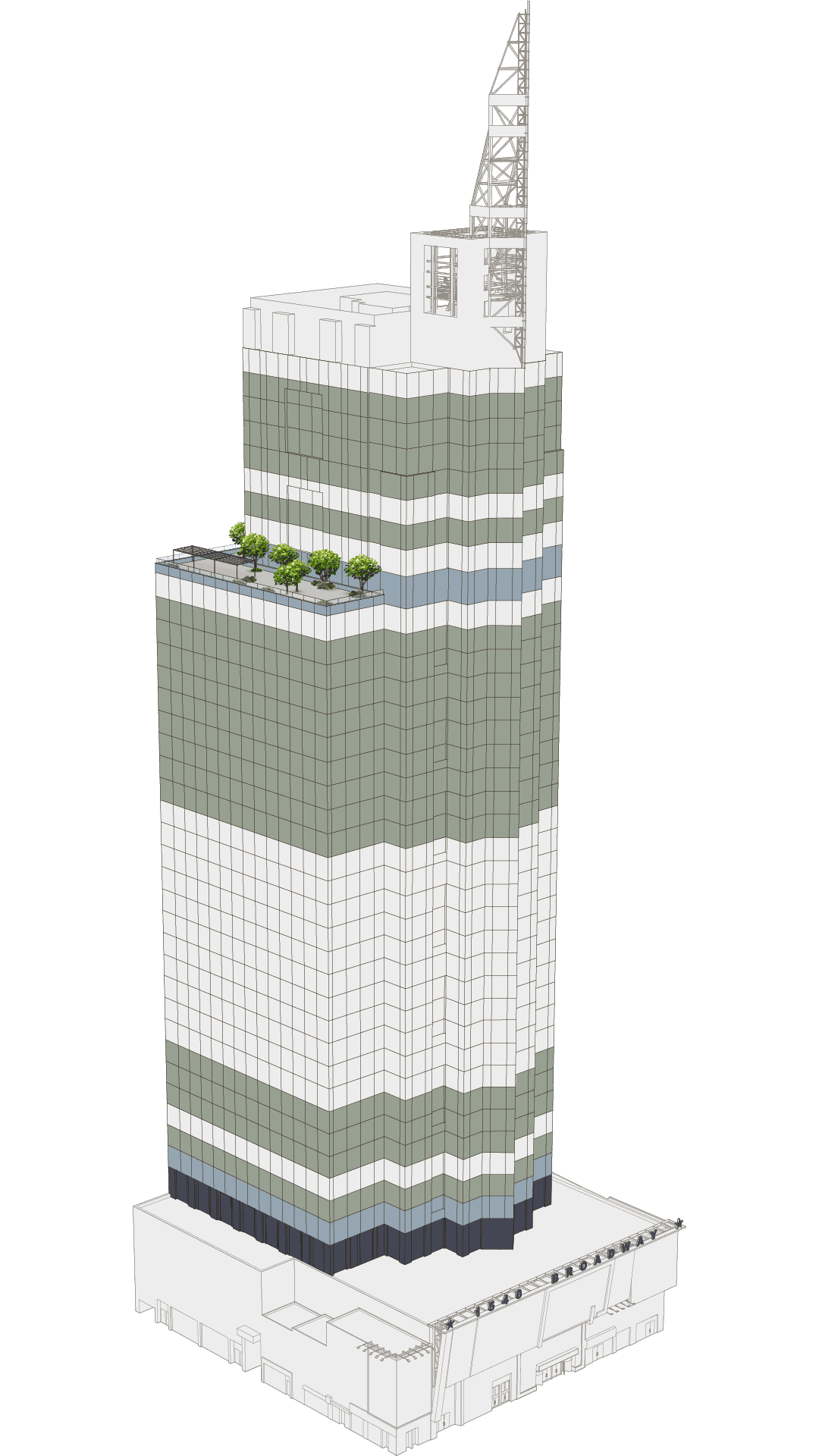 1540 Broadway - 3D Building Stacker