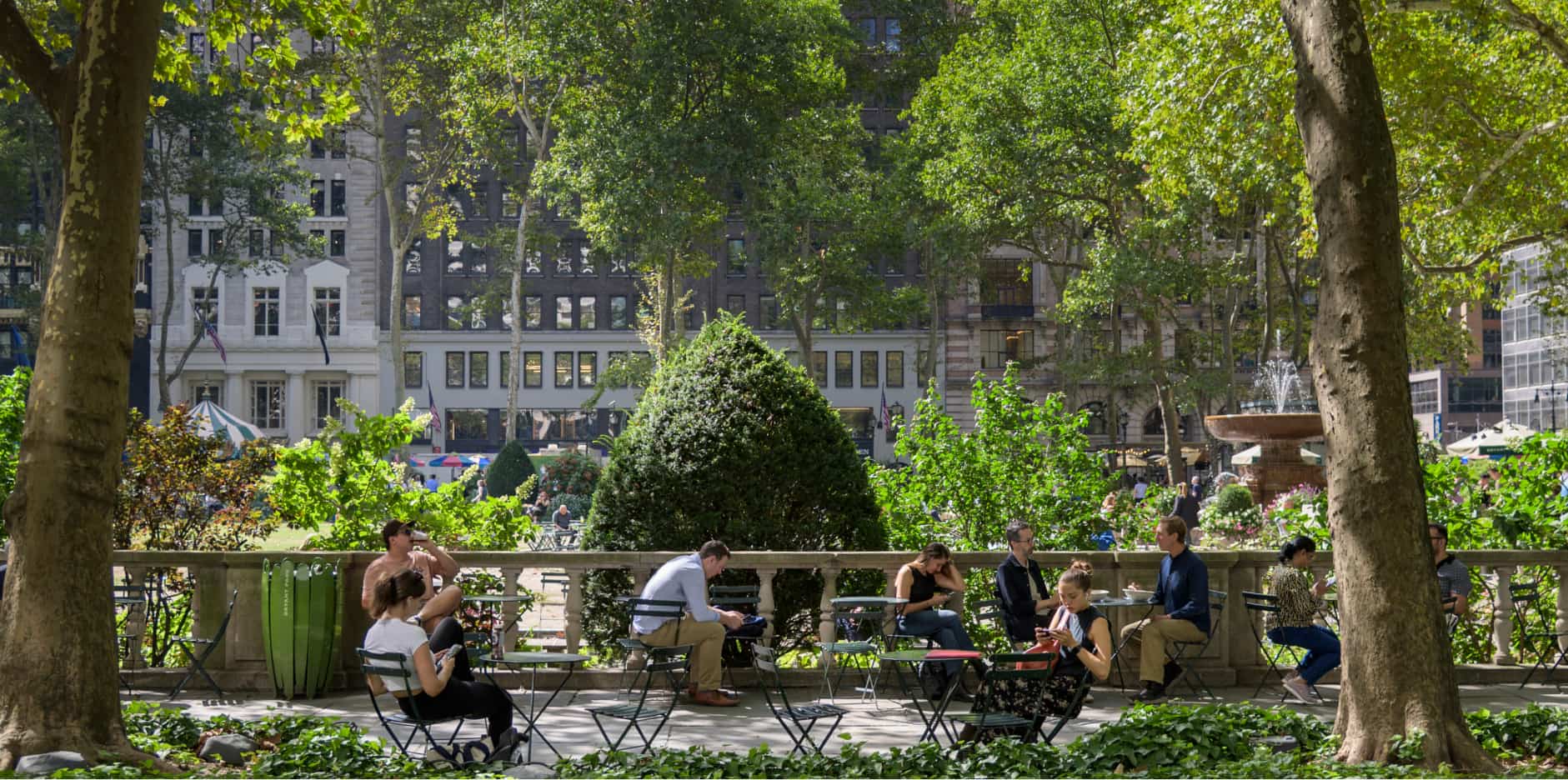 Bryant Park near 1540 Broadway